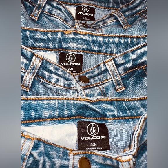Volcom baby jeans bundle of 4. Never used.no tags.size 24 months old baby. - Picture 8 of 11